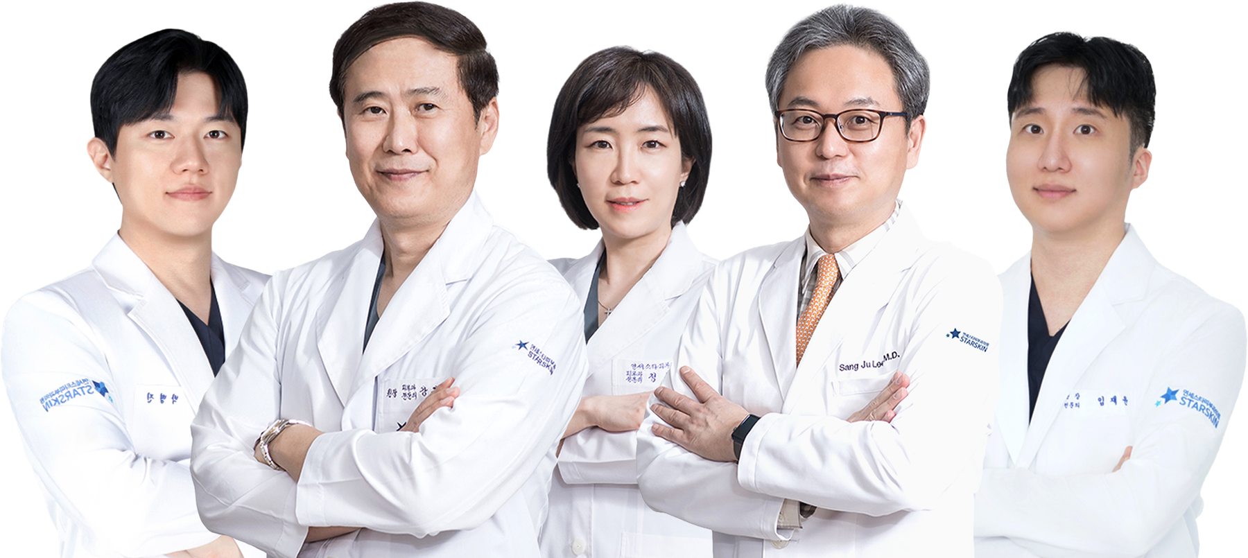 The five dermatologists of Yonsei Star Dermatology